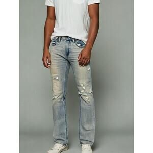 Old Navy Slim All Temp Medium Distressed Wash 5 Pocket Jeans Men’s Size 29 x 32